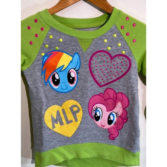 Girls 2 My Little Pony & Frozen Sweatshirt Bundle Size 6x - Picture 3 of 16